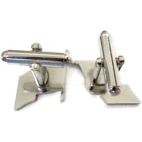 American Flag Cufflinks Shirt Formal Wedding Accessories Tux Vintage IOB - Picture 8 of 16